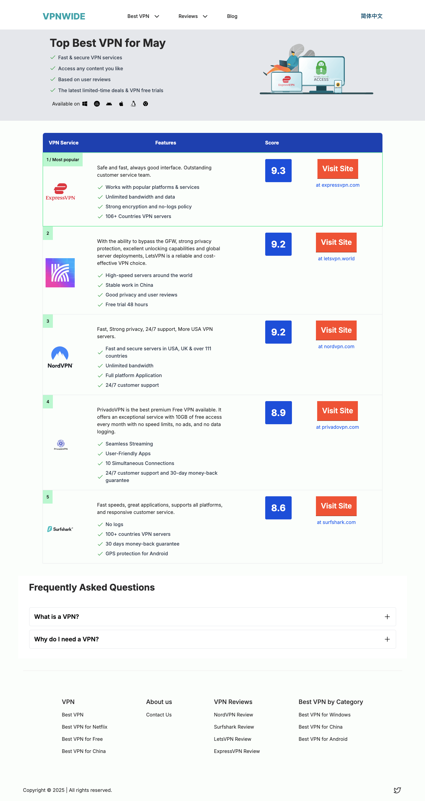vpnwde landing page